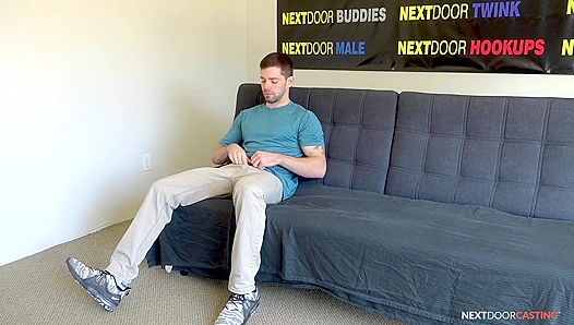 NextDoorCasting - Nervous Straight Guy's First Blowjob From A Man