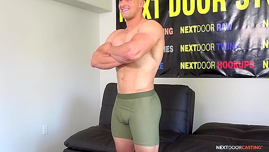 NextDoorCasting - Buff & Kinky Hunk Luke Miles' Porn Audition