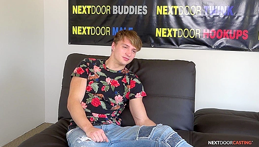NextDoorCasting 19 Year Old Ryan's Jerk Off Audition