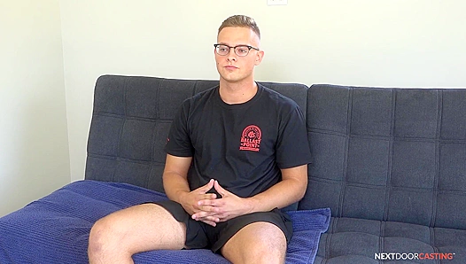 NextDoorCasting - Bi-Curious Jock Reveals Huge Dick At Porn Audition