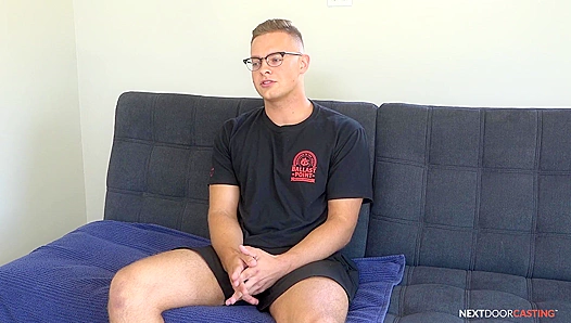 NextDoorCasting - Bi-Curious Jock Reveals Huge Dick At Porn Audition