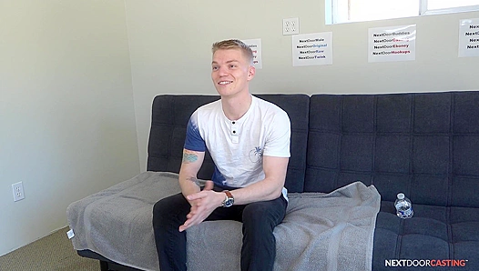 NextDoorCasting - Fit, Amatuer Twink Kyle Brant's Gay Audition