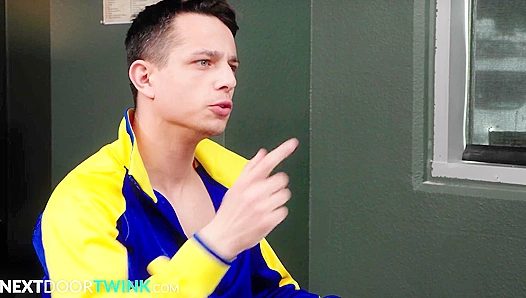 Or We Could Fuck You - Twink Tutor Dicked Down By Muscle Jocks - NextDoorTwink