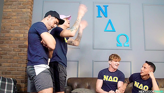 NextDoorTwink Hot Pledges Trick Sexy Fratboys In to Fucking