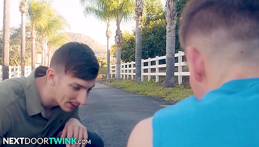 Twink Mechanic Manually Tunes Up Client's Rod - NextDoorTwink
