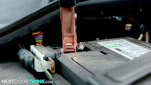 Twink Fucked By Hunk Mechanic - Markie More, Jackson Cooper - NextDoorTwink