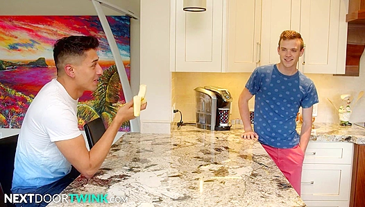 Latino Tyler Asks His Stepbrother To Join A Threesome - NextDoorTwink