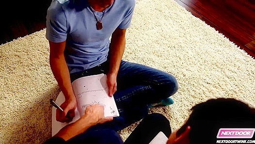 Next Door Twink Study Group Threesome