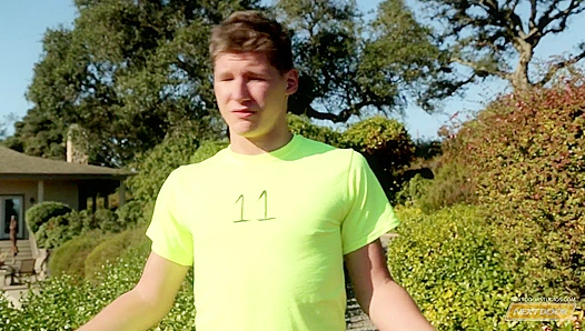 Next Door Twink Freshman Outdoor Fuck