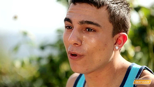 Next Door Twink Introducing Atheletic Ace Parker