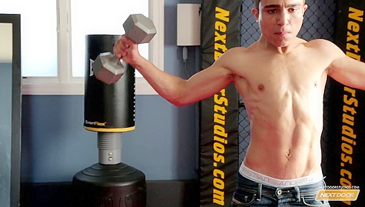 Next Door Twink Introducing Atheletic Ace Parker