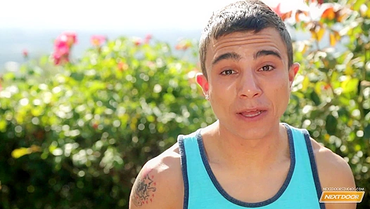 Next Door Twink Introducing Atheletic Ace Parker