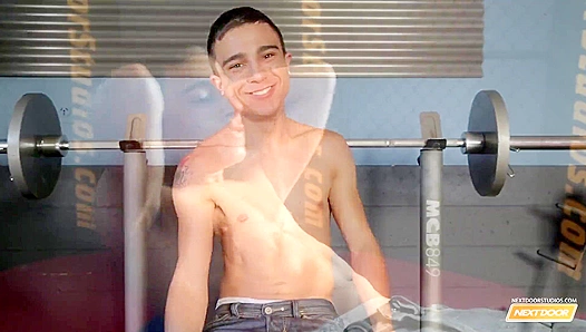 Next Door Twink Introducing Atheletic Ace Parker