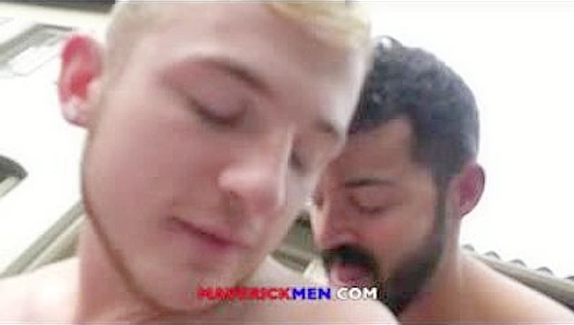 Young Maverick Men Bareback Big Cock in Hot Ass Fucking Outdoors, Teen 18+