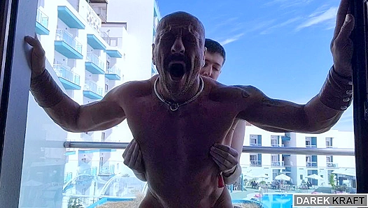 BALCONY DADDY FUCK IN FULL PUBLIC VIEW