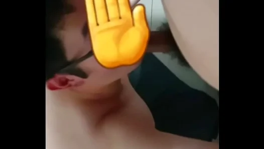 Public Asian Blowjob Ends in IntenseGay Cumshot Moments