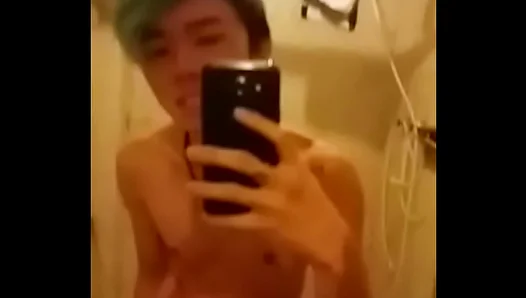 Asian Guy Slowly Masturbates in Sensual Gay Solo Session