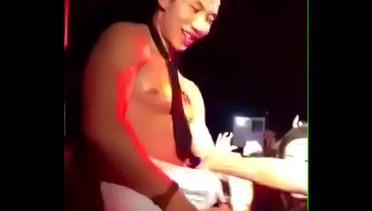 Japanese Gay Stripper Dances Seductively for Hot Asian Action