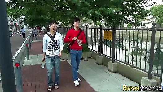 Asian Twink 18+ Gets Hardcore Cum Covered In Steamy Gay HD Scene