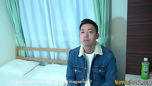 Japanese Twink 18+ Gets and Tugged In Hot Shower POV Session