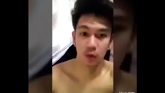 Asian Gay Couple Exploring Intimate Pleasure Together