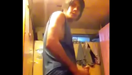 Hot Asian Guy Masturbates Sensually In Sexy Gay Jerk–Off Scene