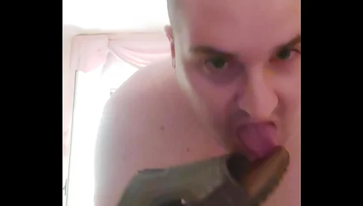 Sniffing and Licking Slippers: Intense Amateur Foot Fetish Session