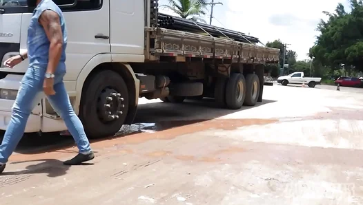 Trucker Gets Dirty with Sexy Blowjob and Anal Fetish Fun