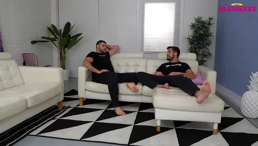 Saturday Night Persuasion: Straight Guy Tries Male–On–Male Action