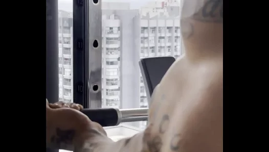 Muscular Guy Shows Off Fit Body in Sexy First–Time Solo Session