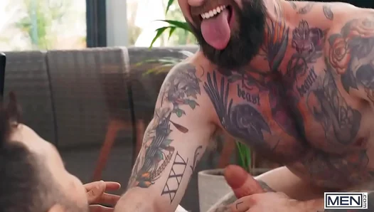 Troy Daniels and John Brachalli Get Wild in Steamy Bromo Sex Session