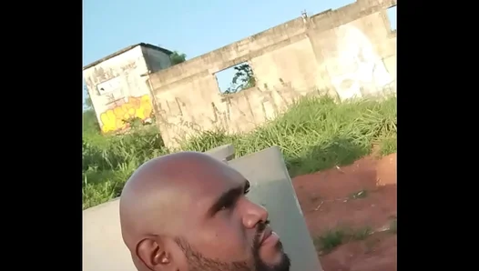 Secret Office Jerk–Off: Black Amateur Guy Masturbates Solo