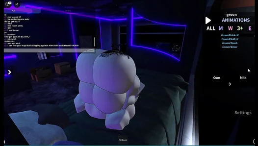 Hyper FemBoy 18+ with Big Booty Seduces in Steamy Roblox Studio Sex Scene