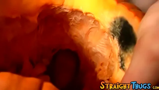 Thug Has Tender Fun With Skinny Pumpkin In Hot Straight Gay Scene