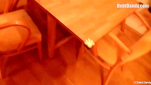 POV Hardcore Fuck with Leggy Young Dude - Debt Dandy Takes It Hard