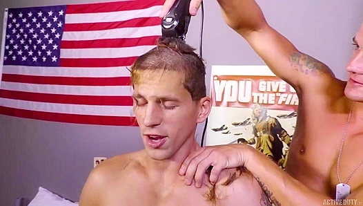 Roman Todd & Brandon Anderson Take Turns Barebacking Hardcore