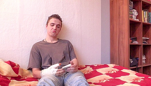 Injured Arm, Hard Debt - Dude Takes Dick in POV