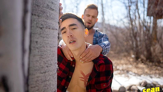 Hunky Woodsmen Get Wild - Cabin Sex with Sean Cody