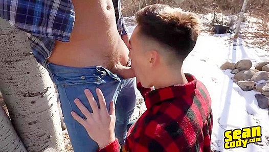Hunky Woodsmen Get Wild - Cabin Sex with Sean Cody