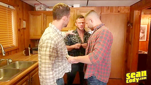Hunky Woodsmen Get Wild - Cabin Sex with Sean Cody
