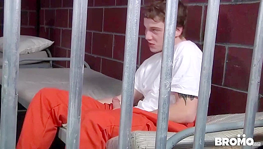 Prison Orgy: Eli Hunter, Zane Anders, Donny Forzo, Sebastian Young Unleash Desire - Bromo US