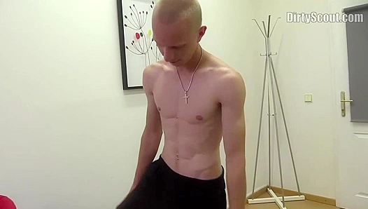 Bald Hottie Gets Fucked Hard on the Desk -Dirty Scout