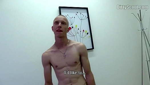 Bald Hottie Gets Fucked Hard on the Desk -Dirty Scout