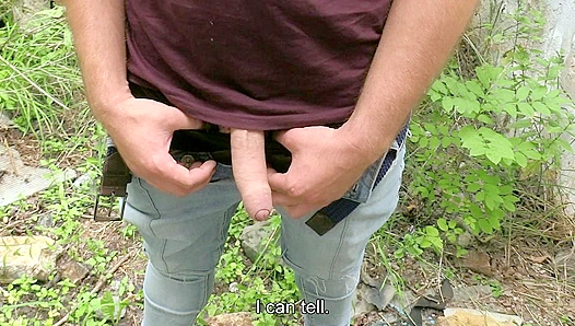 Outdoors Submission - Submissive Guy Takes a Huge Load - XXX Gay