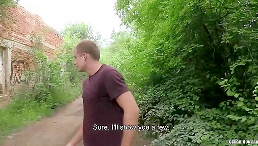 Outdoors Submission - Submissive Guy Takes a Huge Load - XXX Gay