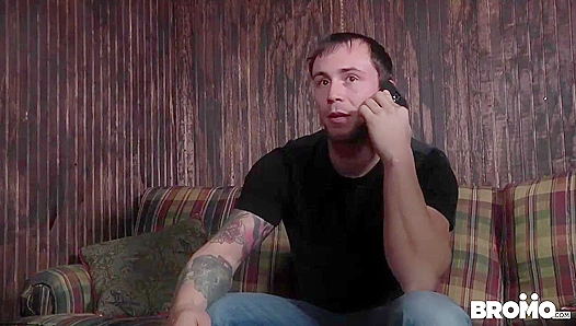 Brenner Bolton and Jared Summers - Hot Bareback Hotel Room Anal