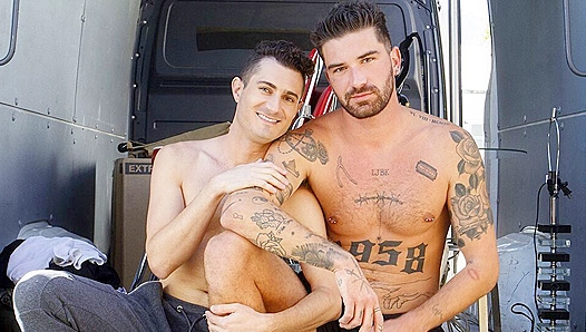 Robbie Caruso and Chris Damned's Forbidden Public Fuck - A Stepbrother Fantasy