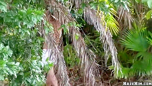 Haze Him Hard - Outdoor Humiliation Leads to Rough Anal