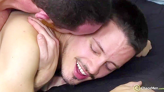 Aidan & Antonio Bareback Wildly, Ransom Joins In - Chaosmen