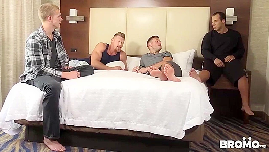 Zane Anders & Leon Lewis - Hard Group Domination in Bromo USA